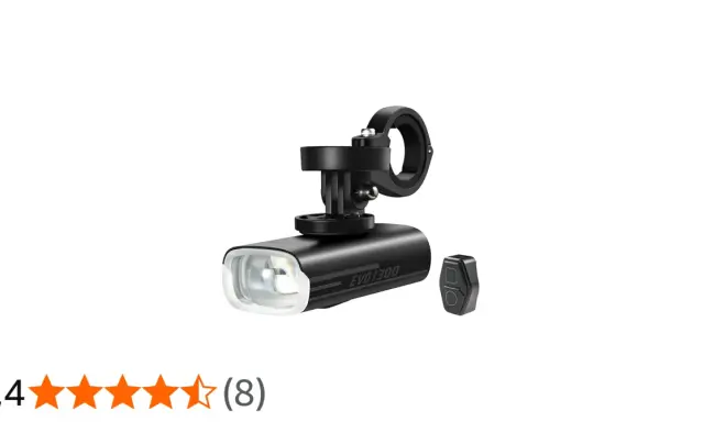 Mocna lampka rowerowa Magicshine EVO 1300 z pilotem, gotowa na nocne wyprawy.