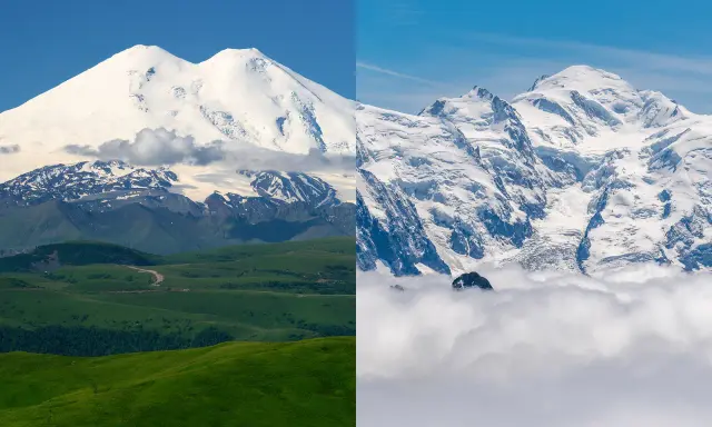 Europas höchster Berg: Elbrus oder Mont Blanc? Der Faktencheck