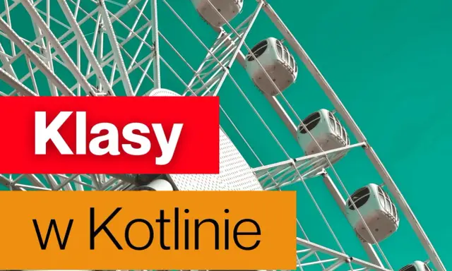 Klasy w Kotlinie – jak budować je w Kotlinie? Koło widokowe w tle.