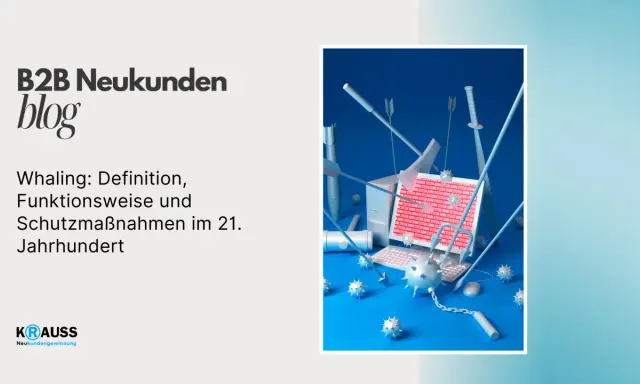 Ein Computer wird von Pfeilen und Waffen angegriffen. Die Bedeutung von Whaling im 21. Jahrhundert wird thematisiert.