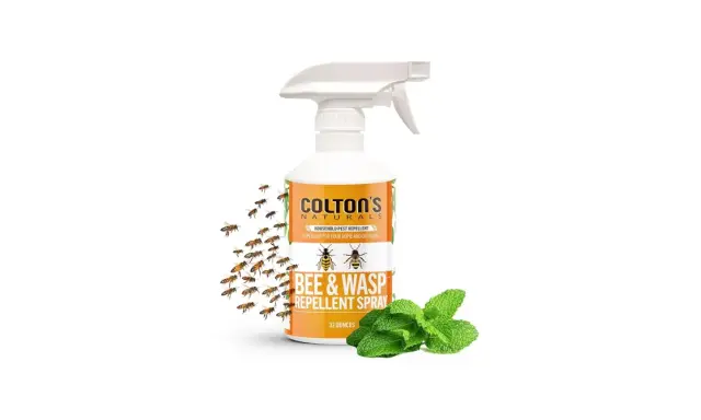 Spray Colton's Naturals, co odstrasza osy, z miętą i pszczołami.