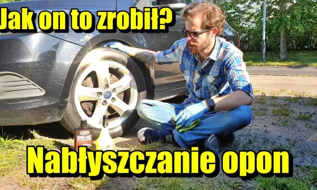 Nabłyszczanie opon domowym sposobem: gliceryna i tanie triki