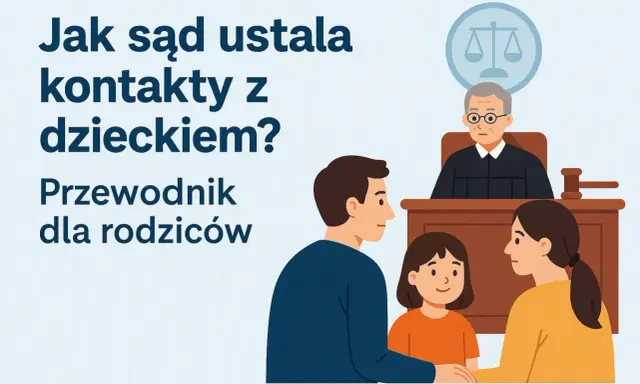 Sąd ustala kontakty z dzieckiem. Przewodnik dla rodziców, gdy pojawiają się przesłanki do ograniczenia kontaktów.