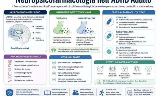 Farmaci per ADHD: migliorano attenzione, motivazione e regolazione emotiva, contrastando ansia e altri sintomi. Non sono una cura, ma uno strumento.