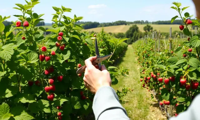 Jak przycinać maliny na wiosnę? Klucz do obfitych zbiorów!