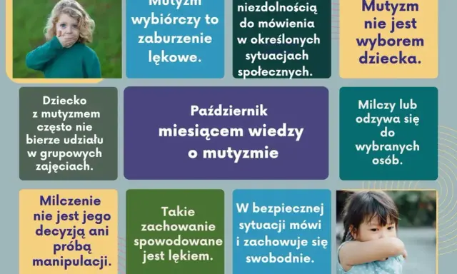 Dziecko z mutyzmem wybiórczym nie mówi w pewnych sytuacjach, co jest spowodowane lękiem, a nie wyborem.