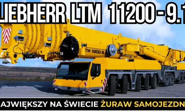 Ile waży dźwig? Ekspert wyjaśnia, co wpływa na ciężar.