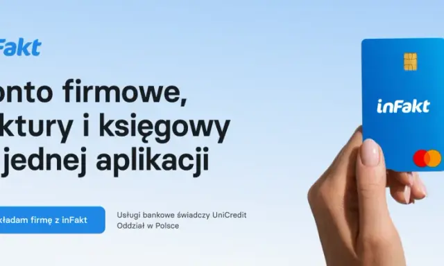 Konto firmowe, faktury i księgowość w jednej aplikacji. Karta inFakt ułatwia zarządzanie finansami od daty rozpoczęcia działalności do daty rejestracji.