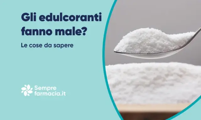 Gli edulcoranti fanno male? Una domanda importante. L'immagine mostra una cucchiaiata di dolcificante artificiale, suggerendo che ci siano cose da sapere sul suo impatto sulla salute.