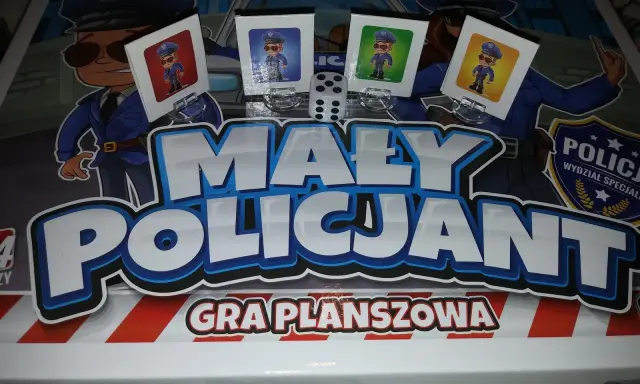 Gra planszowa "Mały Policjant" - wciel się w rolę stróża prawa i łap złodziei!