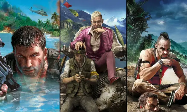 Trzech bohaterów z gier Far Cry, w tym Pagan Min i Vaas. To najlepszy Far Cry, jaki można sobie wyobrazić!