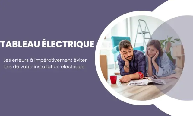 Un couple perplexe étudie un manuel sur le branchement d'un tableau électrique.