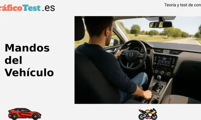 Hombre aprendiendo como conducir un coche, con el volante y la palanca de cambios visibles.