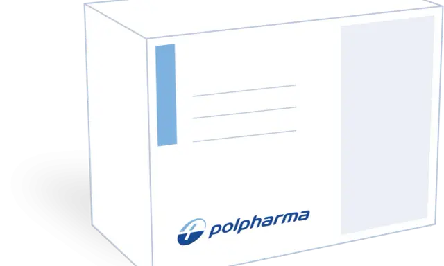 Białe opakowanie leku z logo Polpharma. Szukasz anticol zamiennik bez recepty?