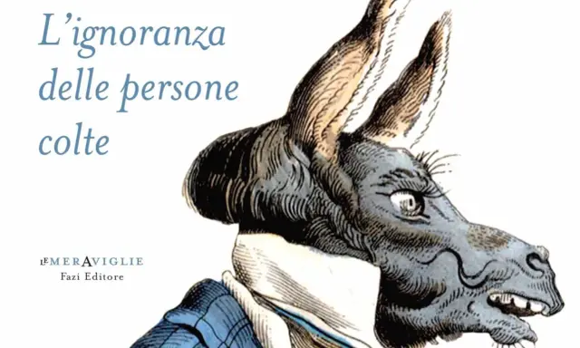 L'ignoranza delle persone colte: un asino con espressione sdegnata, vestito elegantemente, suggerisce che anche chi si crede sapiente può essere cieco.
