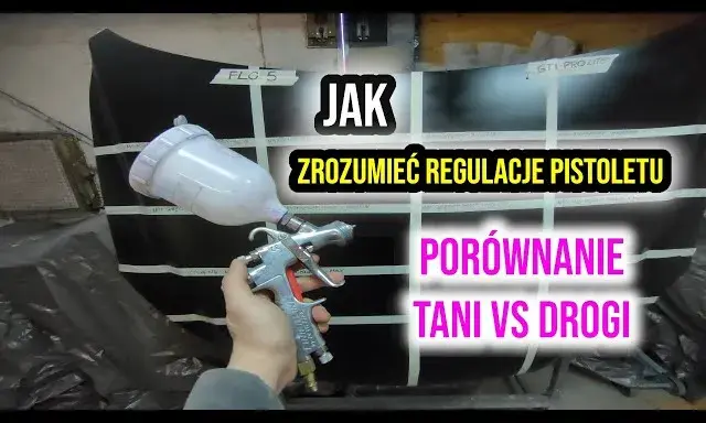 Malowanie bez zacieków? Jak ustawić pistolet lakierniczy krok po kroku