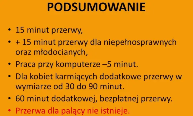 Ile przerwy w pracy Ci przysługuje? Kodeks Pracy wyjaśnia