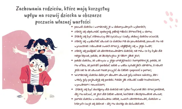 Rodzic wspierający dziecko, gdy nie radzę sobie z dzieckiem. Wskazówki jak budować poczucie własnej wartości u dziecka.