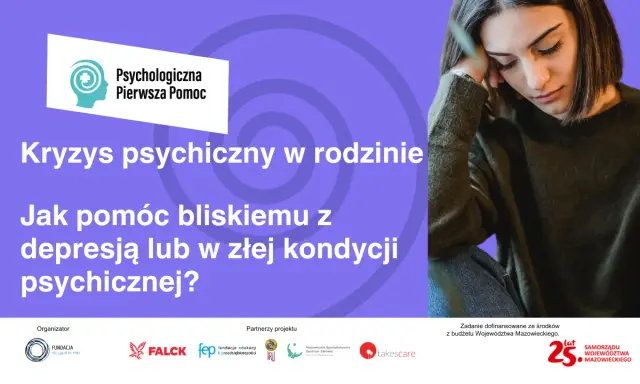 Kryzys psychiczny w rodzinie. Dowiedz się, jak pomóc bliskiemu z depresją lub w złej kondycji psychicznej.