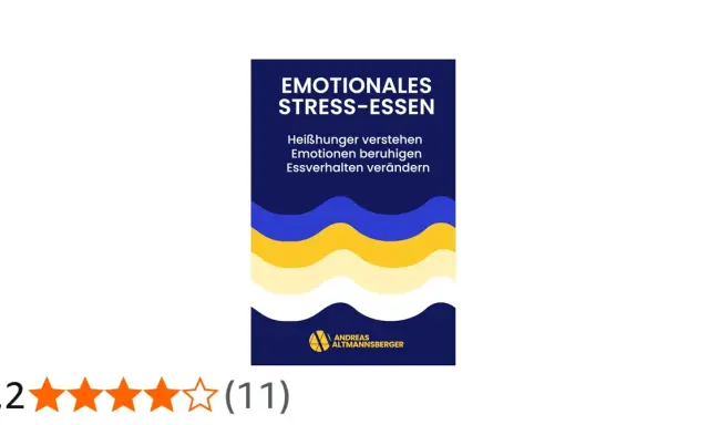 Buchcover: "Emotionales Stress-Essen". Hilft, Heißhunger zu verstehen und das Essverhalten zu ändern, um emotionales essen stoppen.