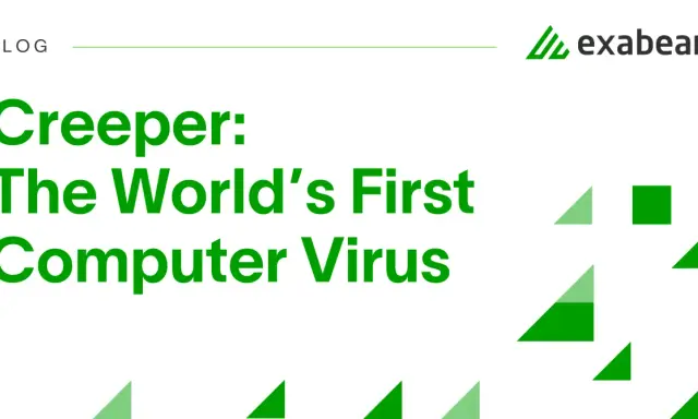 Creeper: Der erste Computervirus der Welt. Ein Blick auf die Anfänge der Cyberbedrohungen.