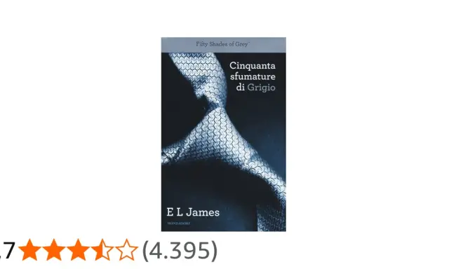 Copertina del libro "Cinquanta sfumature di Grigio", con un primo piano di una cravatta annodata. Un invito a scoprire il contratto che ha cambiato tutto.