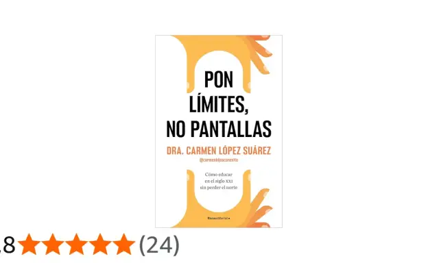 Libro "Pon límites, no pantallas" de Dra. Carmen López Suárez, guía para educar niños y pantallas en el siglo XXI.