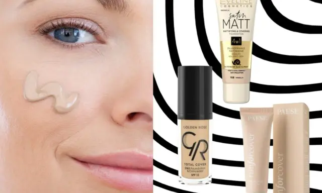 Kremowa konsystencja podkładu Golden Rose Total Cover, Eveline Satin Matt i Paese Run For Cover – szukasz najlepszy podkład kryjacy?