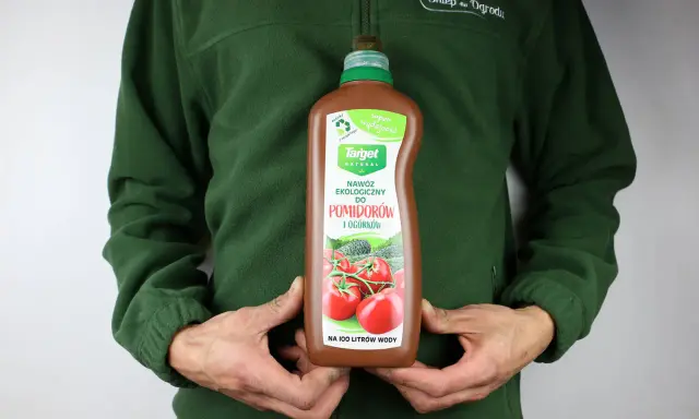 Naturalny nawóz do pomidorów i ogórków Target. Ekologiczny, wydajny płyn dla Twoich warzyw.