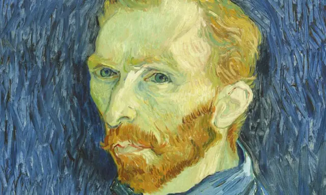 Autoritratto di Van Gogh, un capolavoro tra le immagini quadri famosi da scaricare, con pennellate vibranti e sguardo intenso.