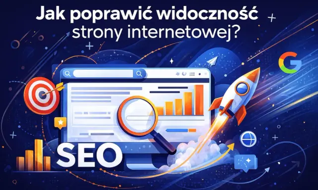 Rakieta SEO startuje, by poprawić widoczność strony. Analiza danych, cel i kod HTML kluczem do sukcesu.