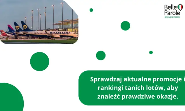 Samoloty Ryanair na lotnisku. Szukaj tanich lotów do Włoch i odkrywaj prawdziwe okazje.
