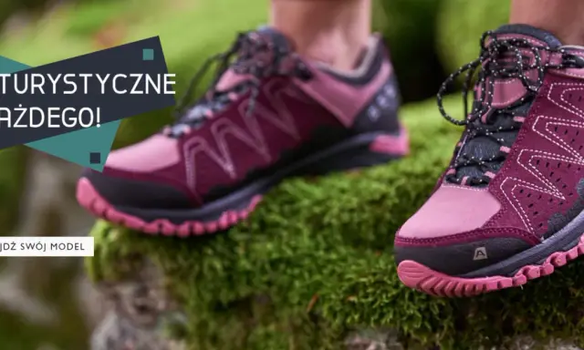 Buty turystyczne dla każdego! Idealne buty w góry latem, zapewniające komfort i stabilność na szlaku.