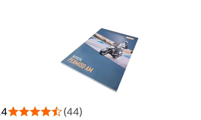 Manual para obtener el carnet de ciclomotor Permiso AM, con imagen de un ciclomotor en portada.