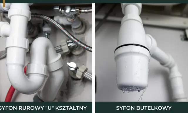 Porównanie: syfon rurowy "U" kształtny i syfon butelkowy. Który wybrać?
