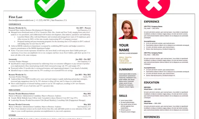 Poprawny przykład CV po angielsku z sekcją doświadczenia, edukacji i umiejętności.
