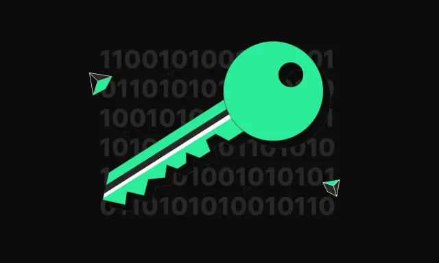 Chiave digitale su sfondo binario, simbolo di accesso e sicurezza. Comprendere il insider trading significato è fondamentale per la trasparenza.