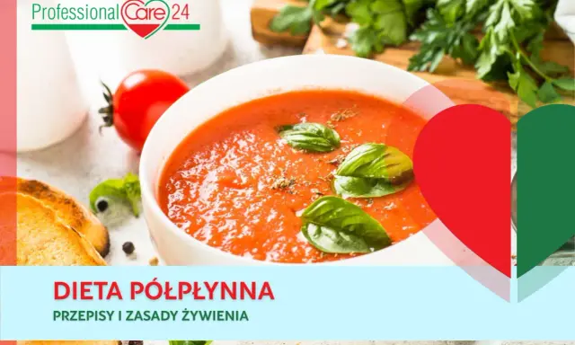 Aksamitny pomidorowy krem z bazylią, idealny na dietę półpłynną. Przepisy i zasady żywienia.