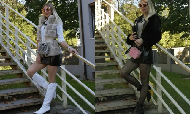 Jakie rajstopy do skórzanej spódnicy wybrać, aby wyglądać stylowo?