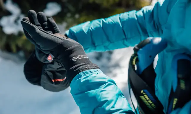Rękawice z technologią GORE-TEX INFINIUM™ zapewniają doskonałe parametry w trudnych warunkach.