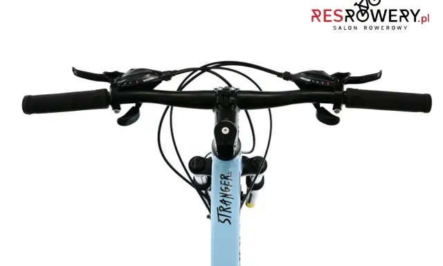 Kierownica roweru "Stranger 26" z manetkami i hamulcami. Dowiedz się, jak podnieść kierownicę w rowerze, by jazda była wygodniejsza.