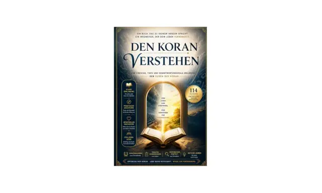 Ein Buch, das den Koran versteht und erklärt. Es bietet klare Erklärungen, praktische Anleitungen und spirituelles Wachstum, um die Botschaft des Korans zu leben und zur Veränderung zu werden.