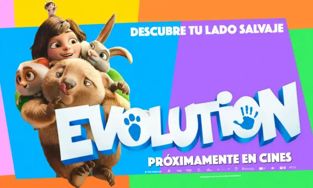 Los estrenos de cine infantil llegan con "Evolution", donde animales animados descubren su lado salvaje. ¡Una aventura para toda la familia!