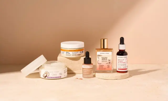 Des produits Aroma-Zone pour un teint hâlé, comme une recette de grand-mère pour comment bronzer vite. Huiles et crèmes pour un éclat naturel.