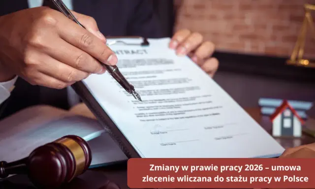 Umowa zlecenie w stażu pracy: Przełom 2026! Twoje nowe prawa