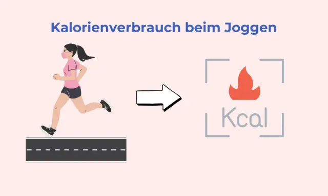 Eine Frau joggt und verbrennt dabei Kalorien. 30 min joggen kalorien frau.
