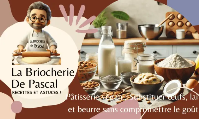 Pâtisserie vegan : substituer œufs, lait et beurre sans compromettre le goût. Idéal pour éviter les allergenes alimentaires.