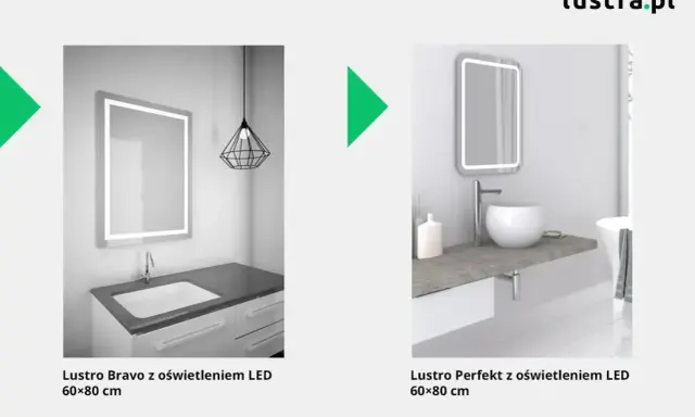 Nowoczesne lustra łazienkowe z podświetleniem LED. Zastanawiasz się, jaka barwa światła do łazienki? Wybierz styl i funkcjonalność.