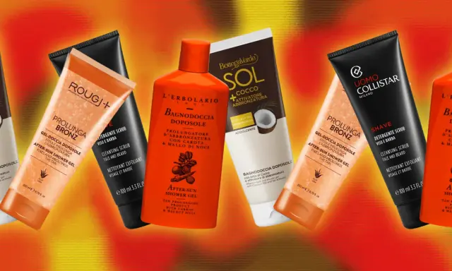 Prodotti doposole per prolungare l'abbronzatura e come abbronzarsi. Gel doccia e scrub viso/barba.