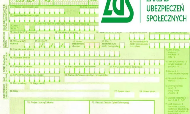 Formularz ZUS ZLA do wypełnienia. Informacje o ubezpieczonym, lekarzu i zwolnieniu. L4 ile płatne? ZUS ZLA zawiera dane potrzebne do ustalenia wysokości zasiłku.